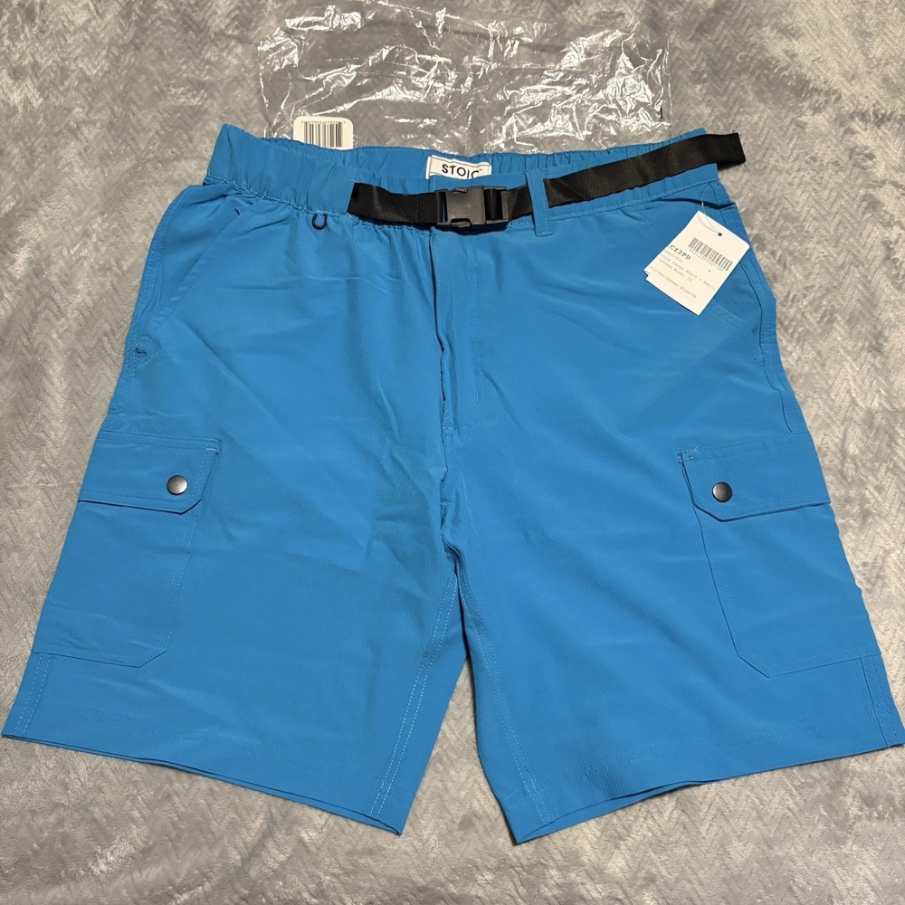 BACKCOUNTRY Hiking Cargo Shorts Blue Men's Size 32 New Stoic